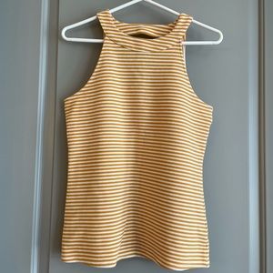 Deletta Yellow & White Top - Small